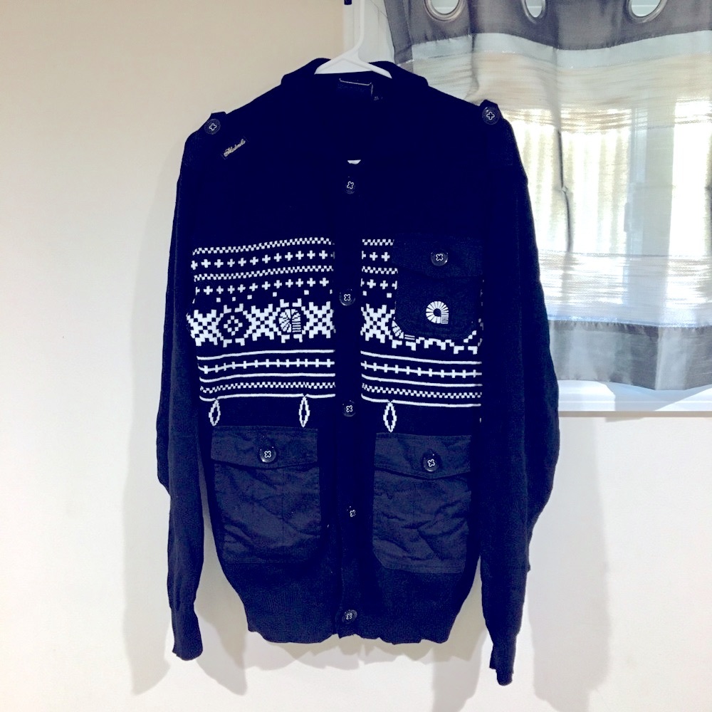 Cardigan winter sweater